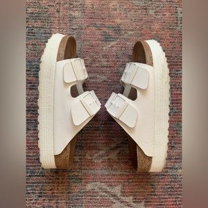 Birkenstock Arizona Platform by Papillio